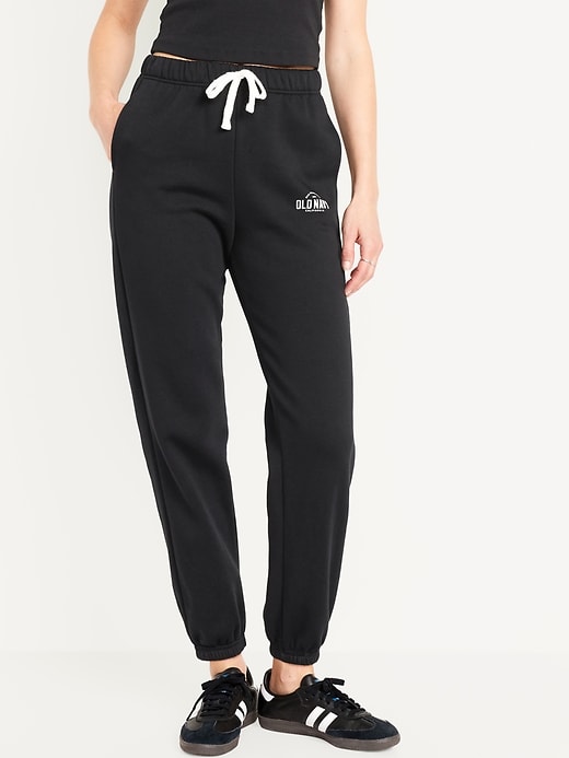 Image number 1 showing, Extra High-Waisted Logo Sweatpants