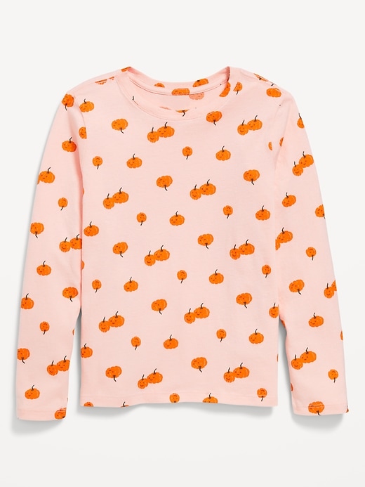 View large product image 1 of 1. Softest Printed Long-Sleeve T-Shirt for Girls