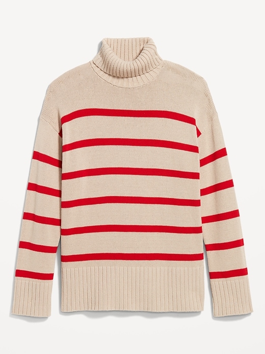 Image number 4 showing, Turtleneck Tunic Sweater