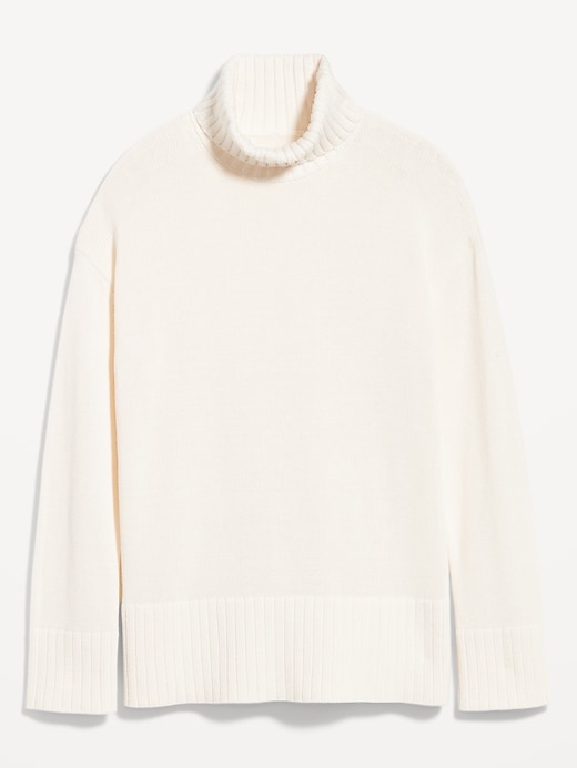 Image number 4 showing, Turtleneck Tunic Sweater