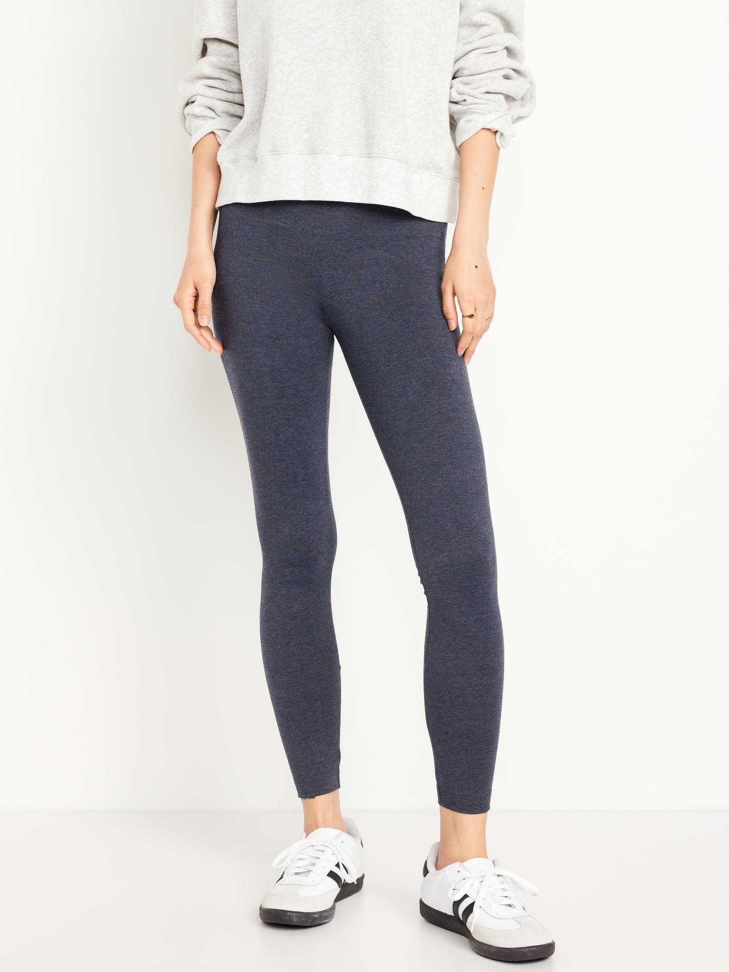 Mid-Rise Jersey Crop Legging