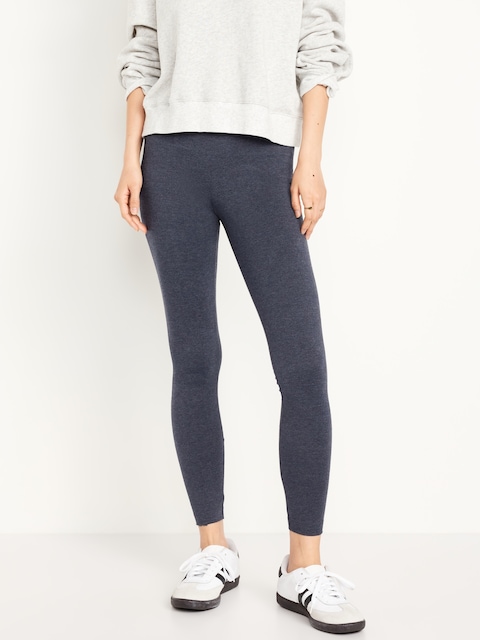 Legging tendance à taille mi-basse en jersey à superposer