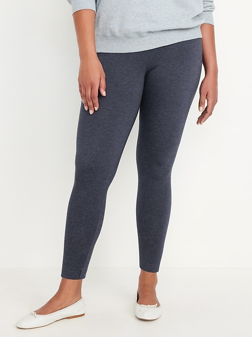 Image number 5 showing, Mid-Rise Jersey Crop Legging