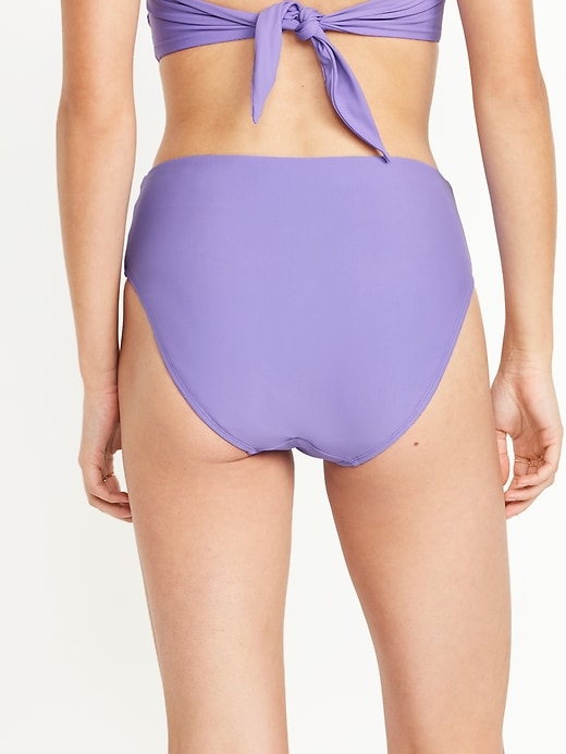 Image number 2 showing, High-Waisted Bikini Swim Bottoms