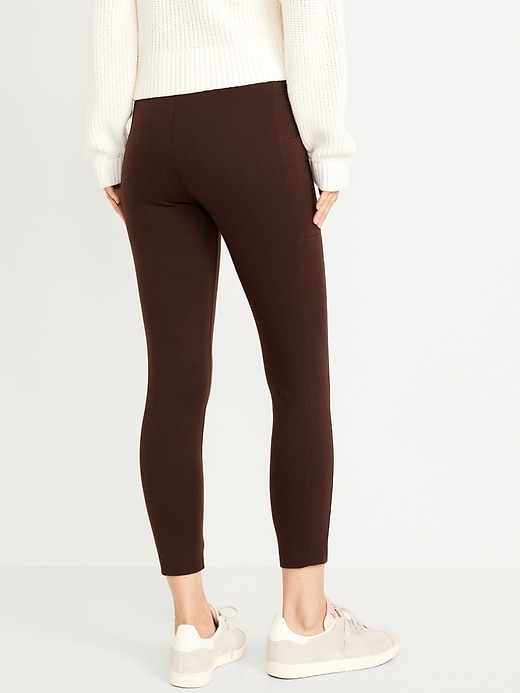 View large product image 2 of 6. High-Waisted Side Pocket 7/8 Leggings