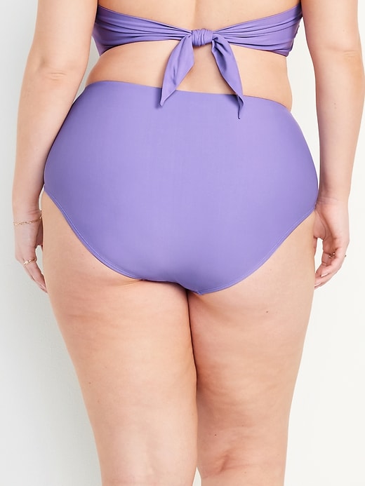 Image number 8 showing, High-Waisted French-Cut Bikini Swim Bottoms