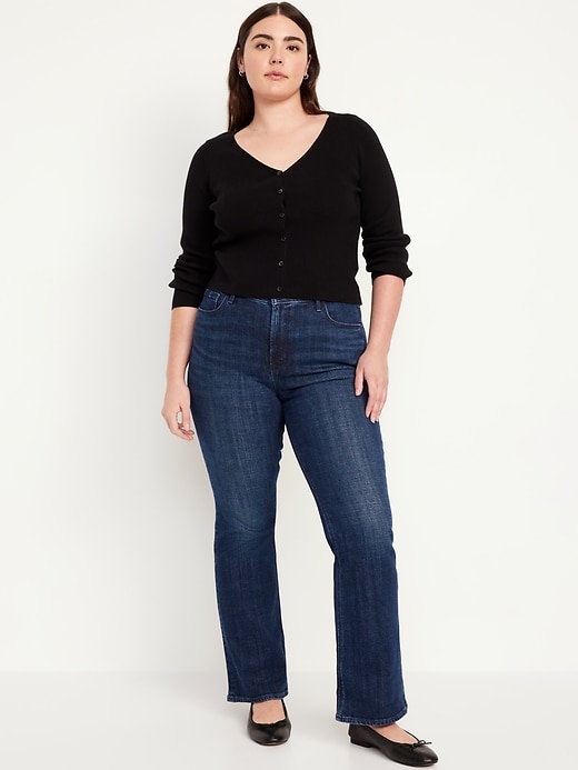 Image number 4 showing, Extra High-Waisted Flare Jeans