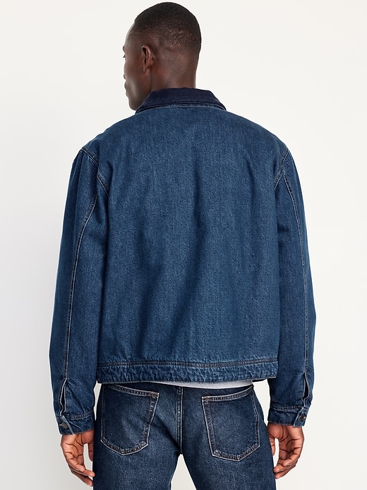 Image number 2 showing, Flannel-Lined Jean Jacket