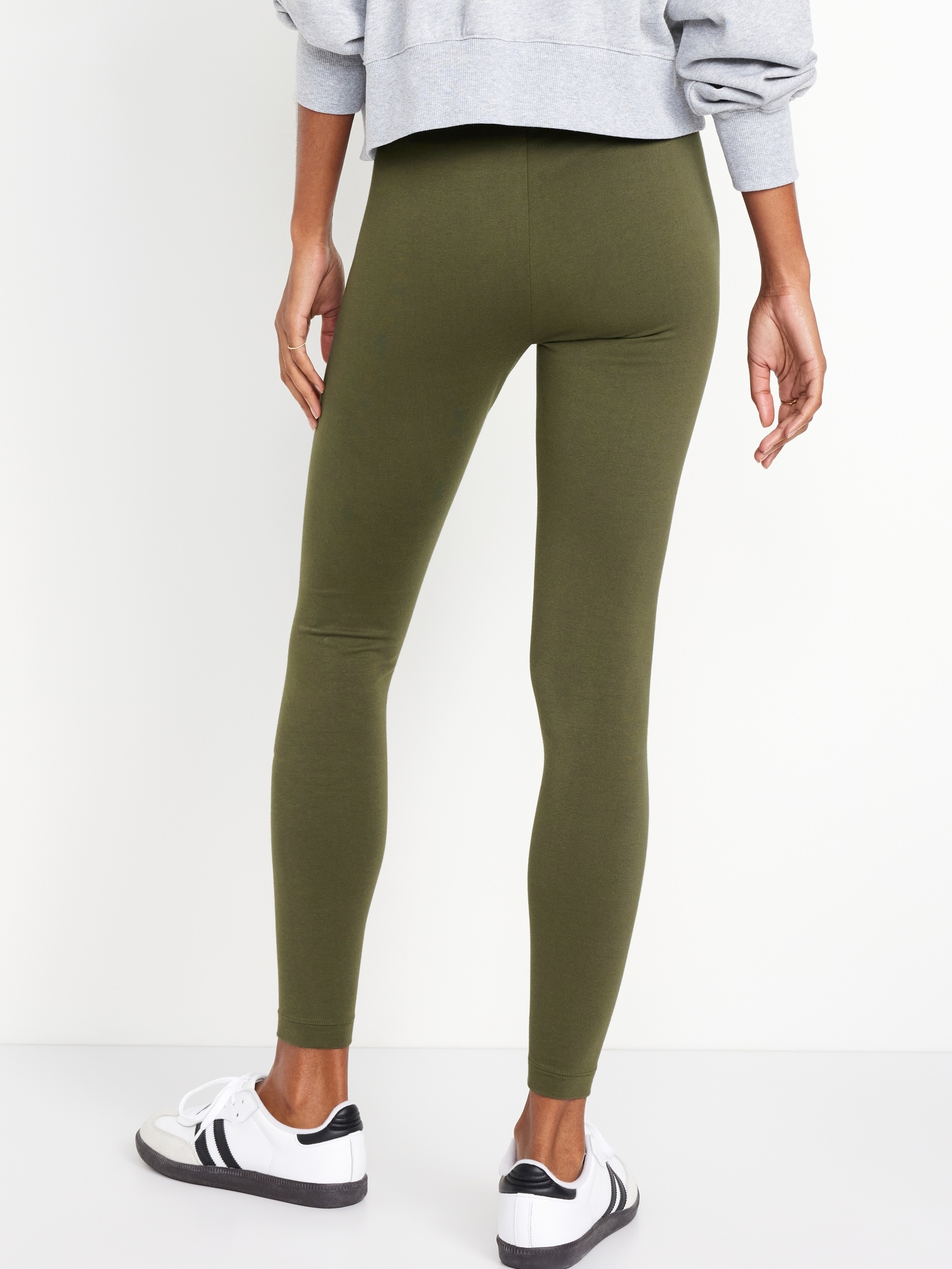 High waisted ankle leggings best sale