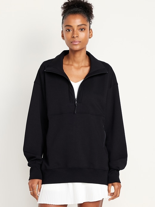 Image number 1 showing, Dynamic Fleece Half-Zip Tunic