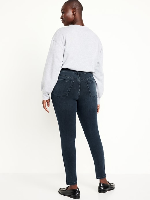 Image number 6 showing, High-Waisted Rockstar Super-Skinny Jeans