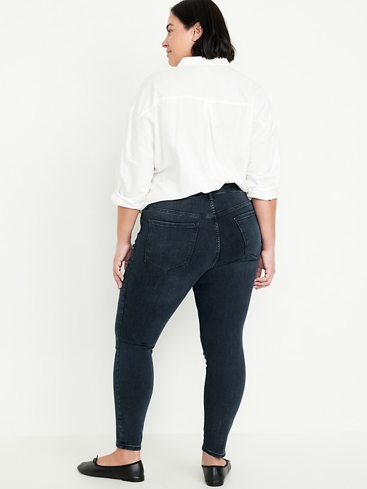 Image number 8 showing, High-Waisted Rockstar Super-Skinny Jeans