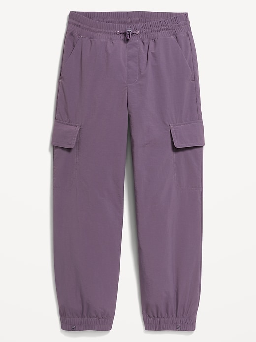 Image number 4 showing, High-Waisted Loose Cargo Performance Pants for Girls