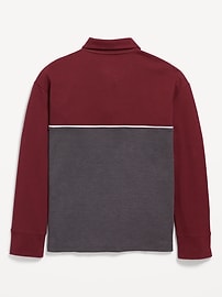 View large product image 3 of 3. Dynamic Fleece Quarter-Zip Pullover Sweater for Boys