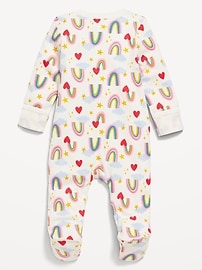 Image number 2 showing, Unisex Sleep & Play 2-Way-Zip Footed One-Piece for Baby