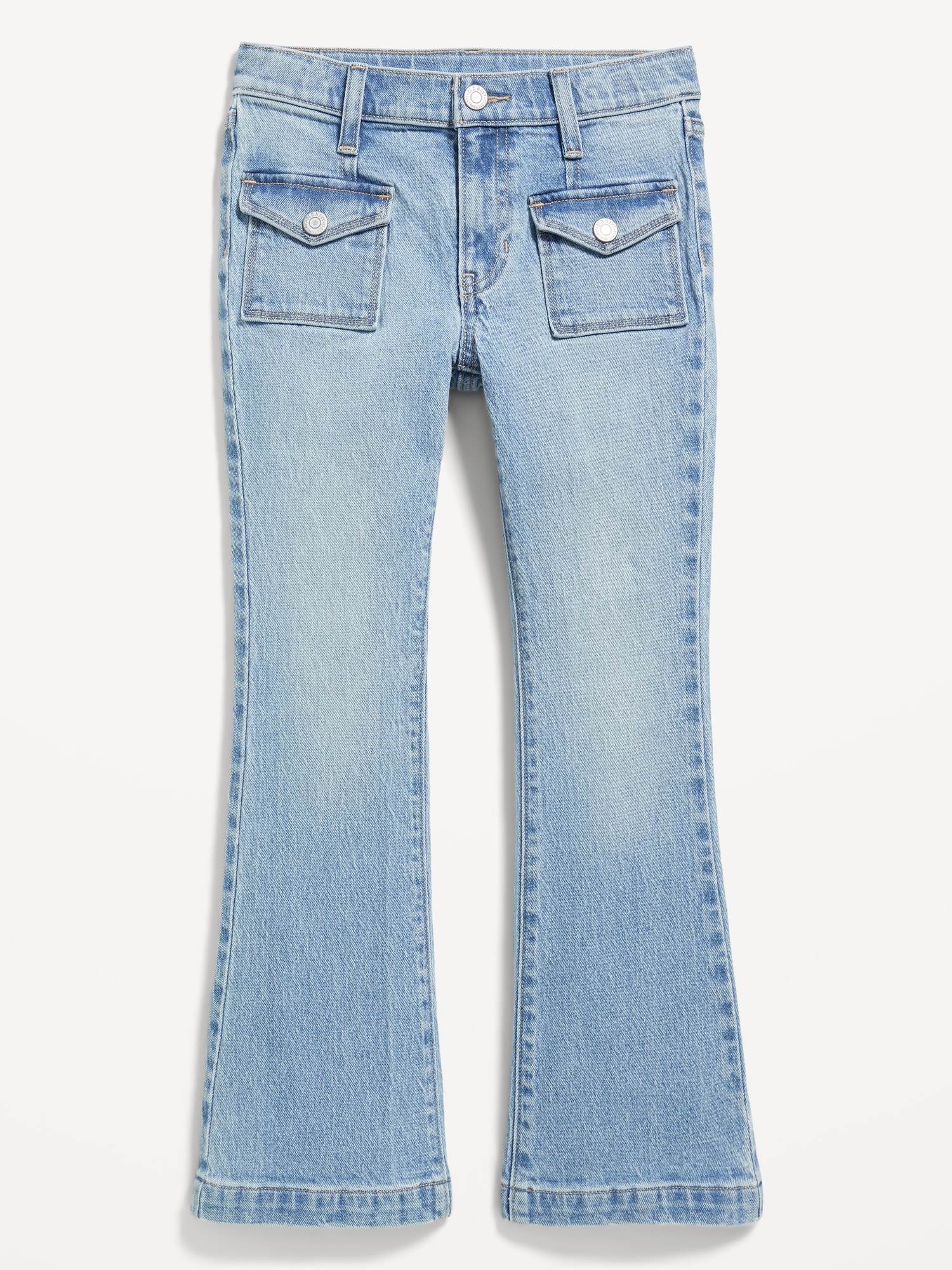 High-Waisted Flare Jeans for Girls