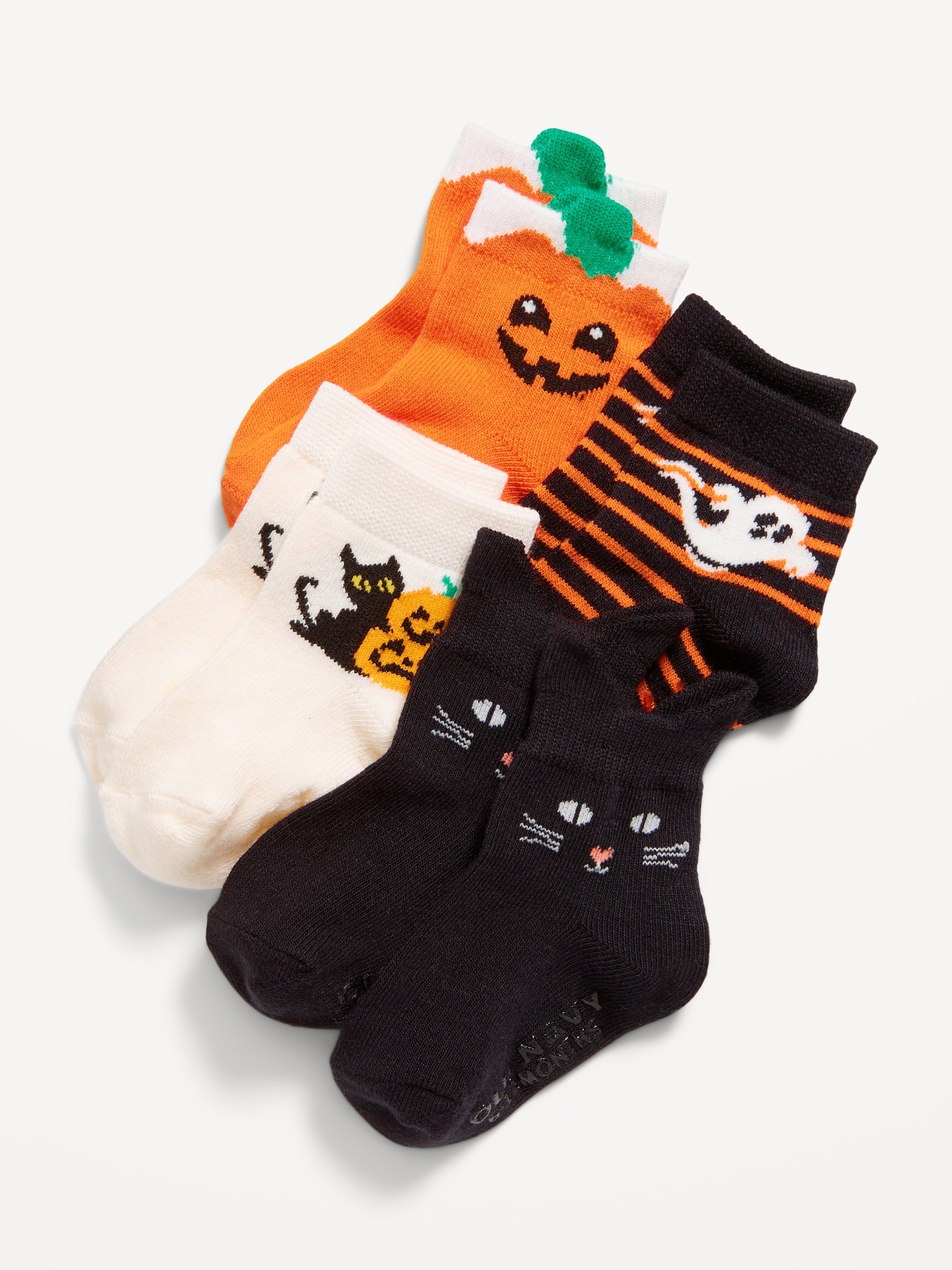 Unisex Crew Socks 6-Pack for Toddler & Baby