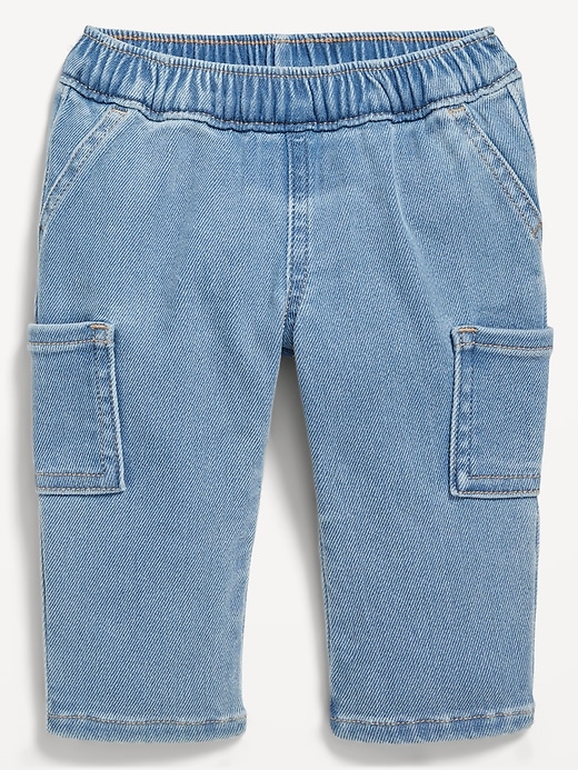 View large product image 1 of 3. Pull-On Cargo Jeans for Baby