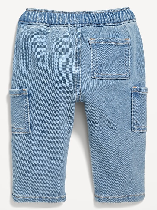 View large product image 2 of 3. Pull-On Cargo Jeans for Baby