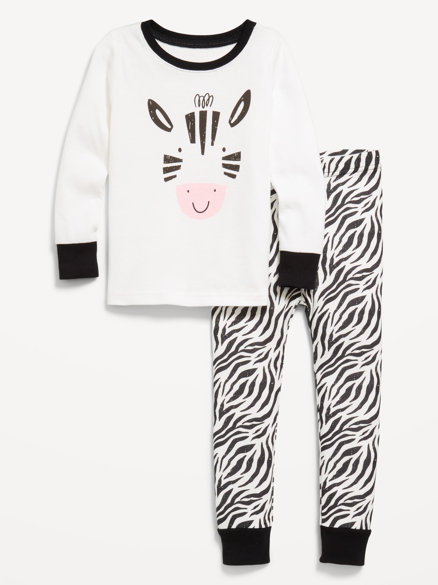 Snug-Fit Graphic Pajama Set for Toddler & Baby