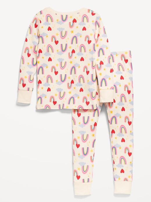 Voir une image plus grande du produit 2 de 3. Pyjama à motif à coupe moulante pour tout-petit et bébé