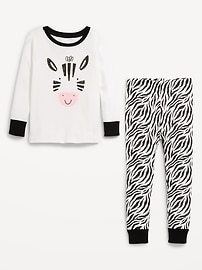 View large product image 3 of 3. Snug-Fit Graphic Pajama Set for Toddler &amp; Baby