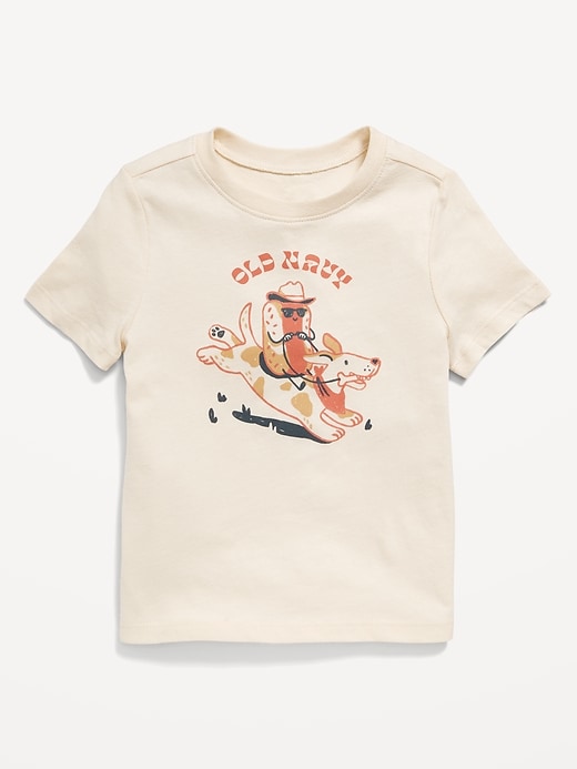 Voir une image plus grande du produit 1 de 1. T-shirt à manches courtes à logo pour Tout-petit garçon