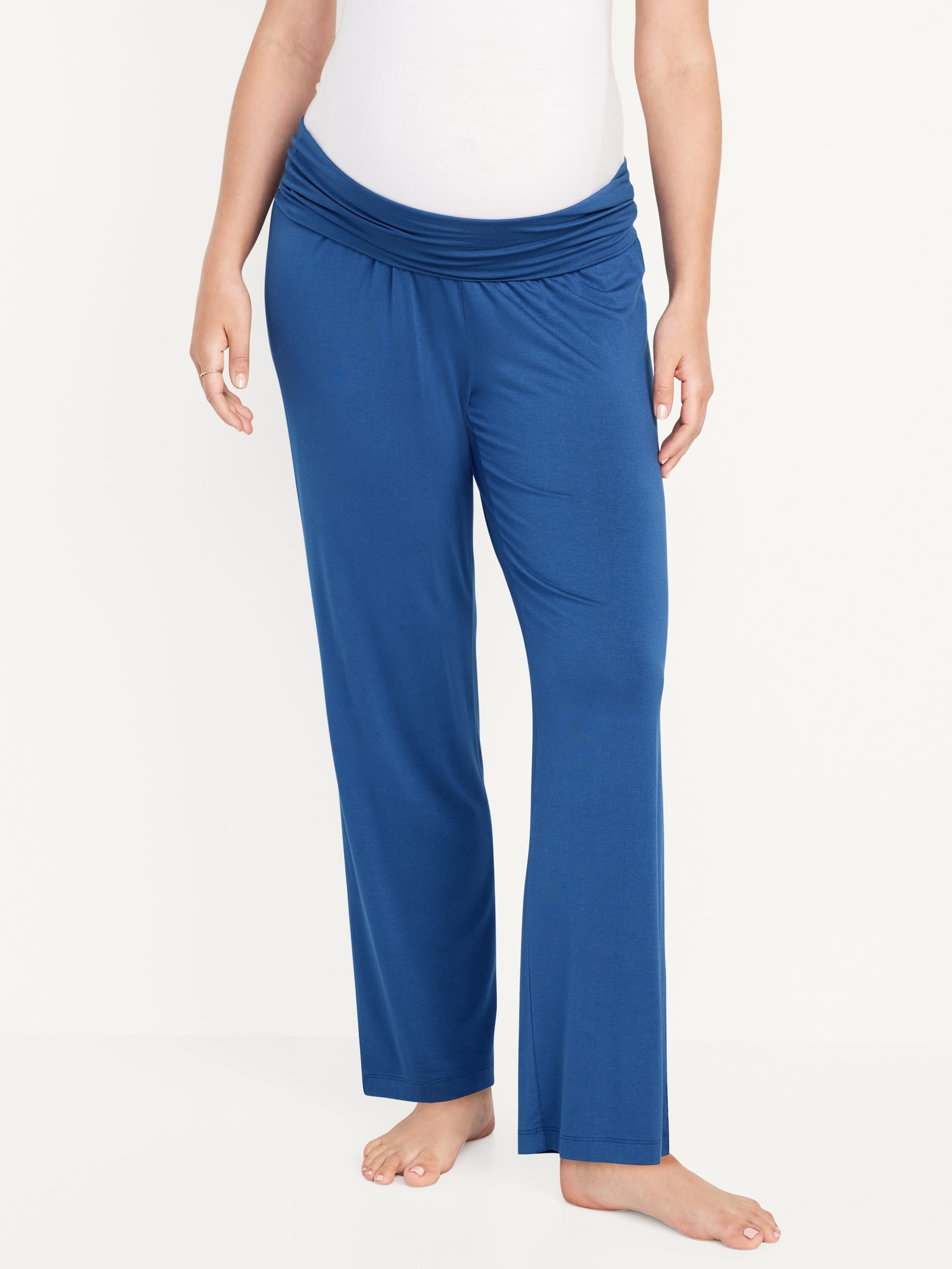 Maternity Rollover Waist Pajama Pants