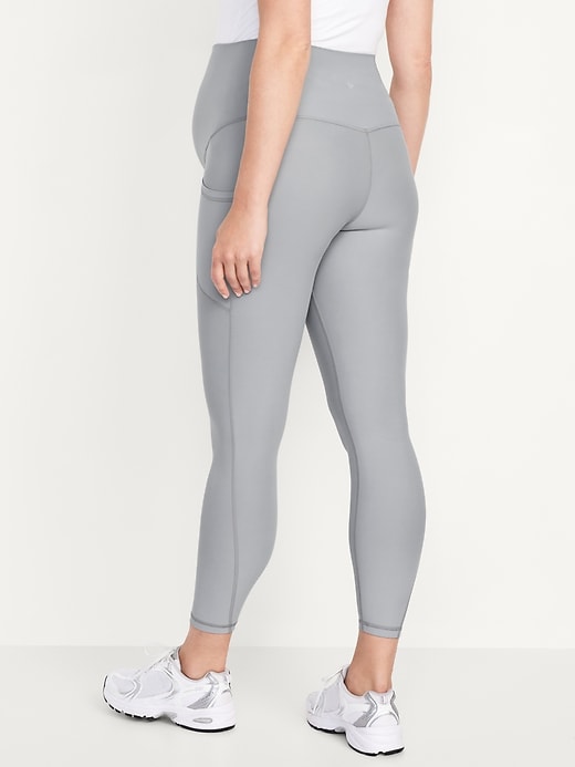 L'image numéro 6 présente Legging PowerSoft longueur 7/8 à panneau couvrant de Maternité