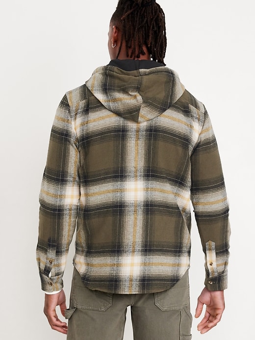 Image number 2 showing, Hooded Flannel Shirt