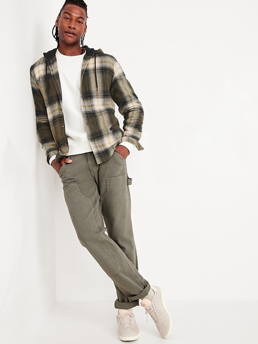 Image number 3 showing, Hooded Flannel Shirt