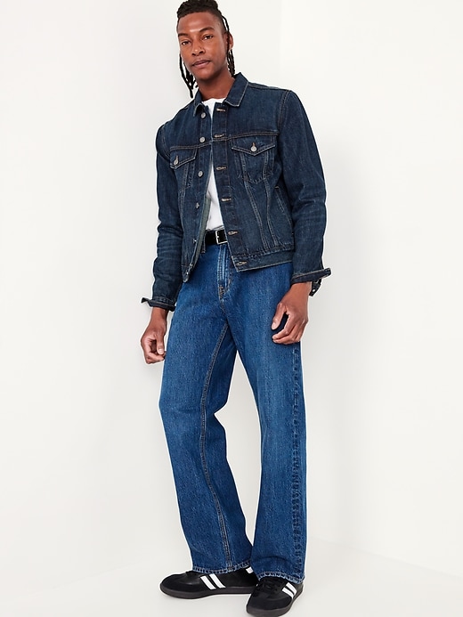 Image number 3 showing, Jean Trucker Jacket