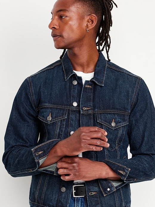 Image number 4 showing, Jean Trucker Jacket