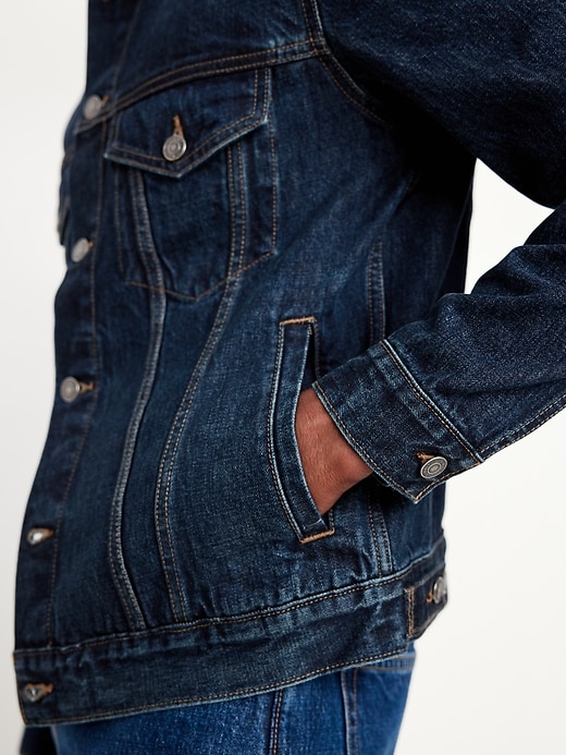 Image number 6 showing, Jean Trucker Jacket