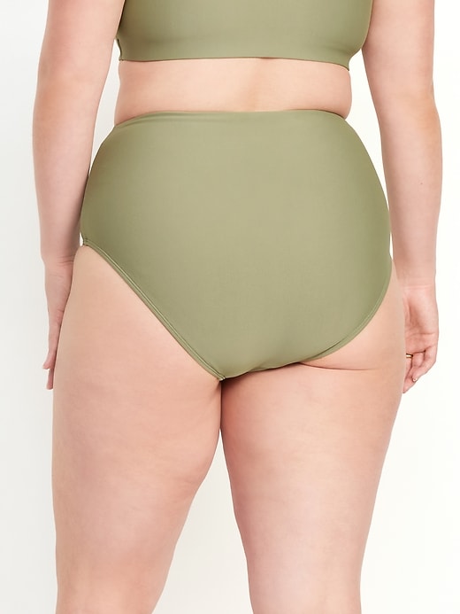 Image number 6 showing, High-Waisted French-Cut Bikini Swim Bottoms