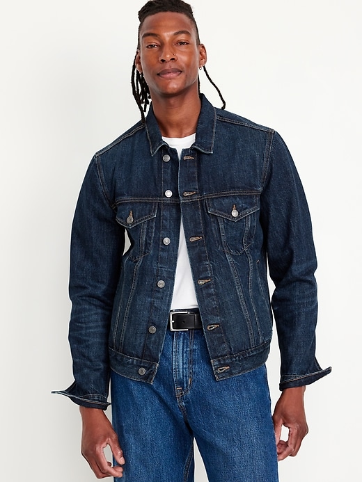 Image number 1 showing, Jean Trucker Jacket