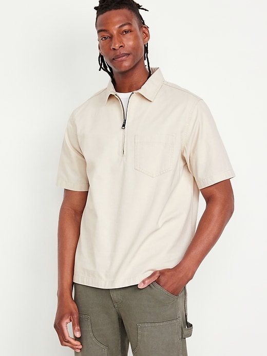 Image number 1 showing, Quarter-Zip Workwear Shirt