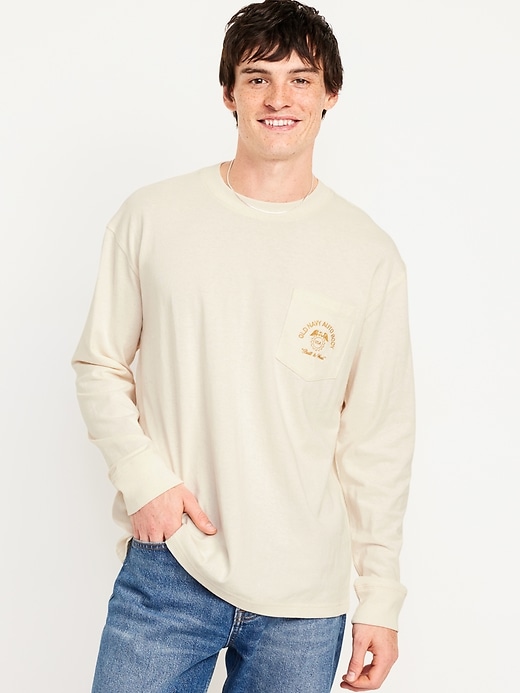 Image number 1 showing, Long-Sleeve Heavyweight Logo T-Shirt