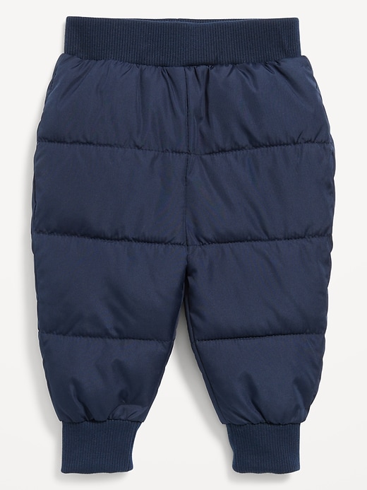 View large product image 1 of 2. Unisex Water-Resistant Quilted Tapered Pants for Baby