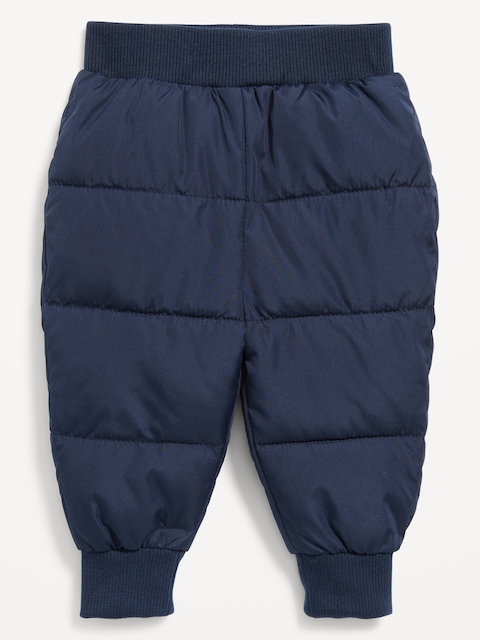 Pantalon effilé matelassé hydrorésistant unisexe pour bébé