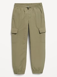 View large product image 4 of 5. High-Waisted Loose Cargo Performance Pants for Girls