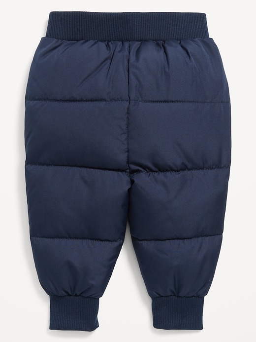 View large product image 2 of 2. Unisex Water-Resistant Quilted Tapered Pants for Baby