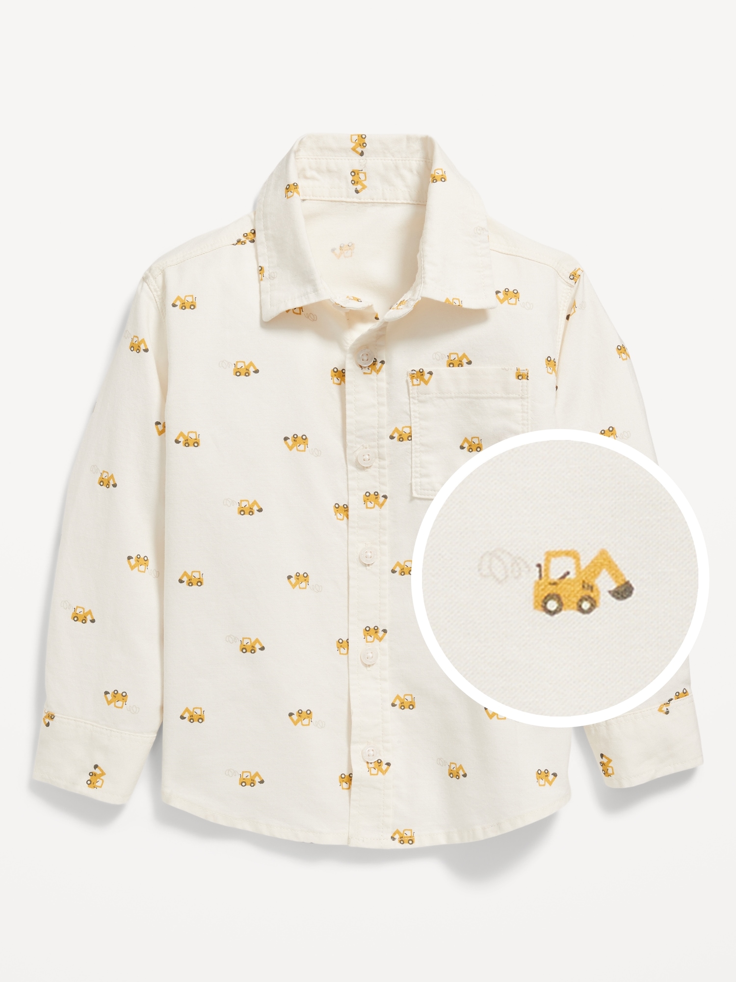 Long-Sleeve Oxford Shirt for Toddler Boys