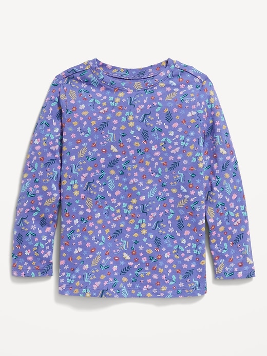 View large product image 1 of 1. Printed Long-Sleeve T-Shirt for Toddler Girls