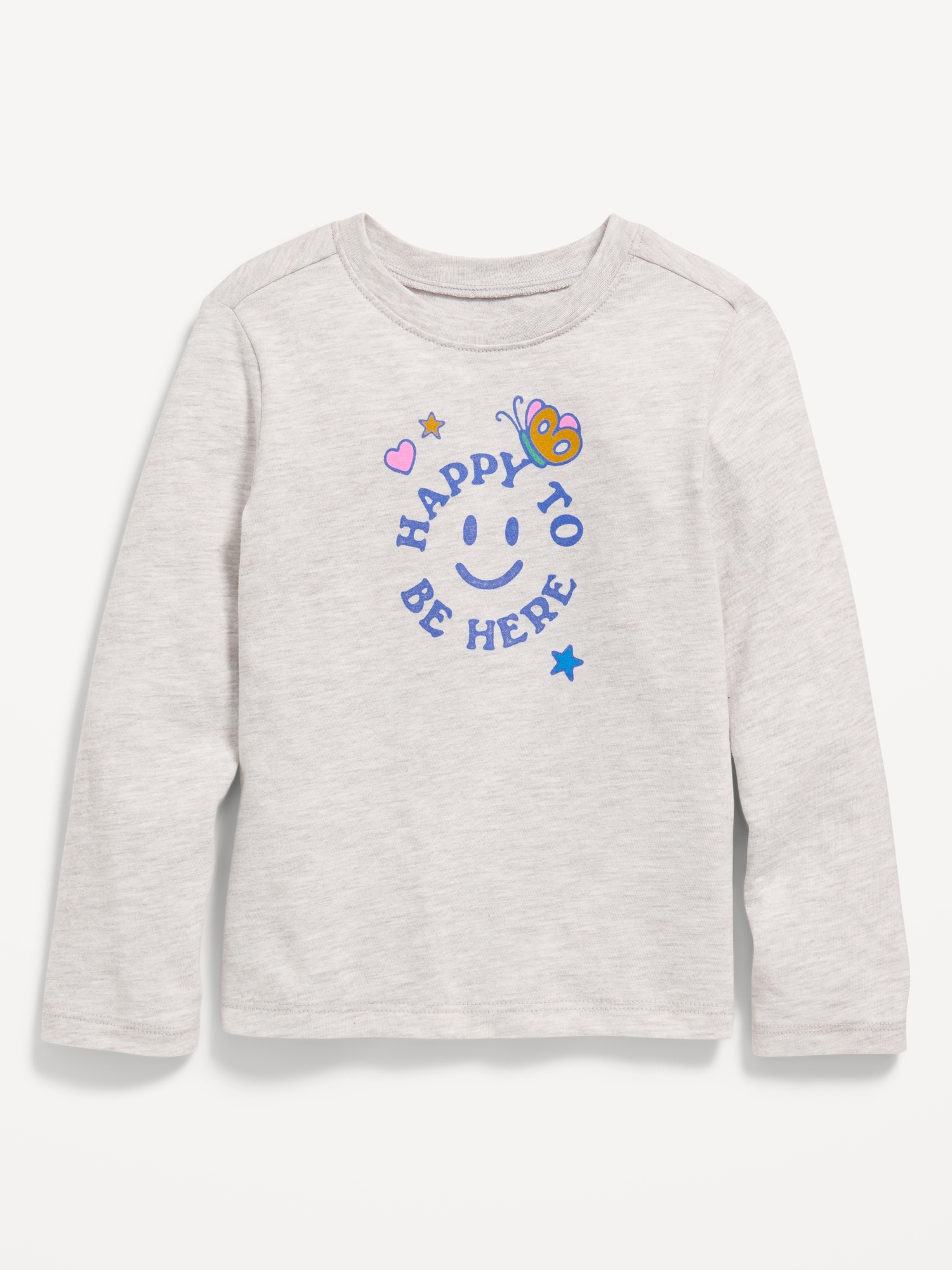 Long-Sleeve Graphic T-Shirt for Toddler Girls