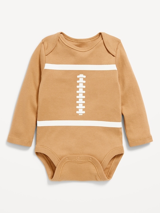 View large product image 1 of 2. Long-Sleeve Graphic Bodysuit for Baby