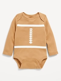 Image number 1 showing, Long-Sleeve Graphic Bodysuit for Baby