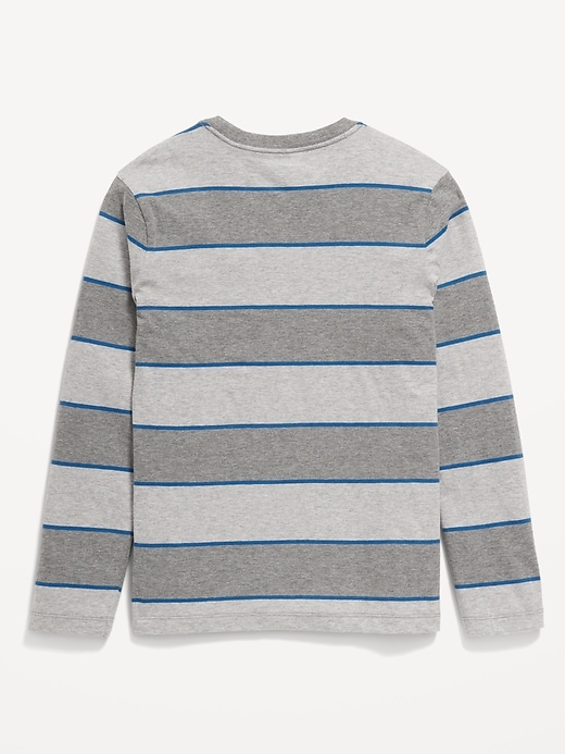 View large product image 2 of 2. Softest Printed Long-Sleeve T-Shirt for Boys