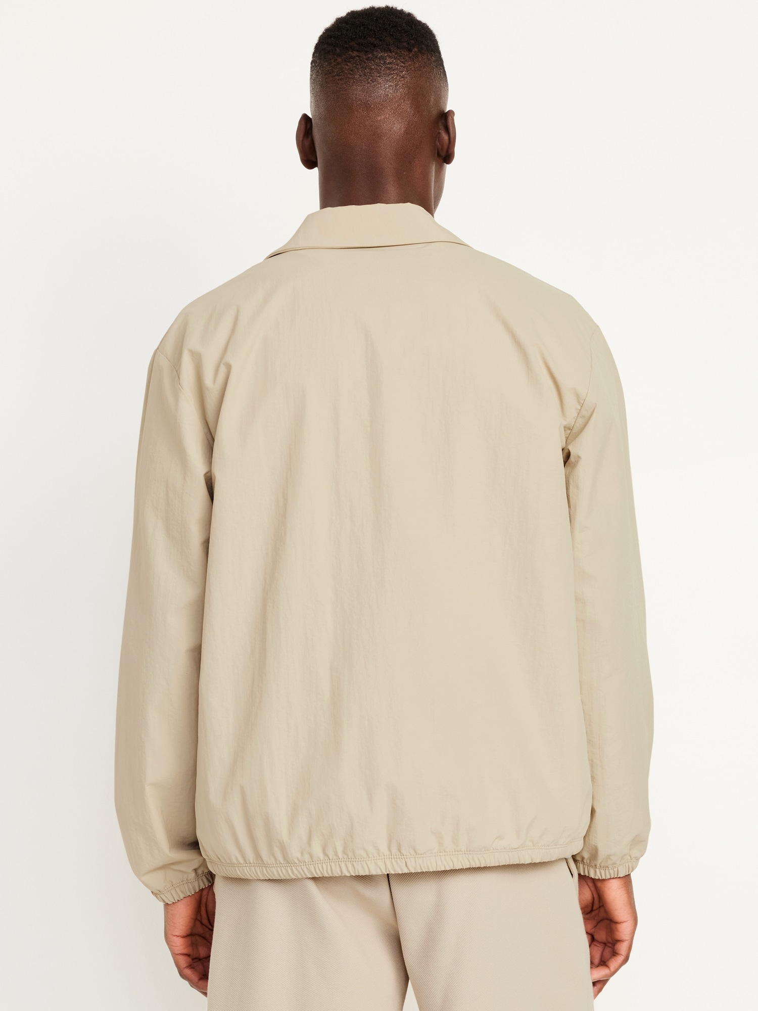 Water-Resistant Snap-Front Jacket