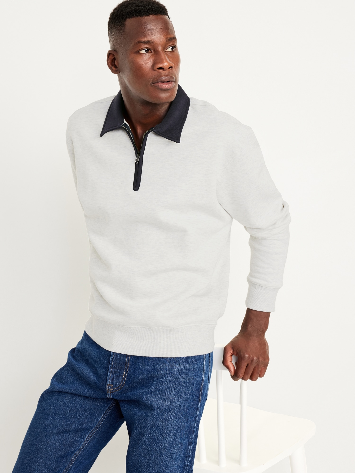 Quarter-Zip Fleece Polo